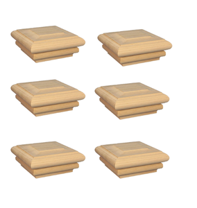 ฝาครอบเสาไม้สำหรับตกแต่งรั้วไม้แบบทันสมัยโรงงานในเวียดนาม - Product Image 1