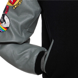 เสื้อแจ็กเก็ตเบสบอลสำหรับผู้ชาย, ใหม่ปี2025เสื้อแจ็กเก็ตเบสบอลมีตราสินค้าปรับแต่งได้สำหรับฤดูหนาว - Product Image 2