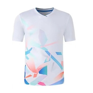 White <b>Tennis</b> Shirt Badminton Shirt Men Women Summer Dry Quick Dry Short Sleeve <b>Table</b> <b>Tennis</b> Volleyball - Product Image 5