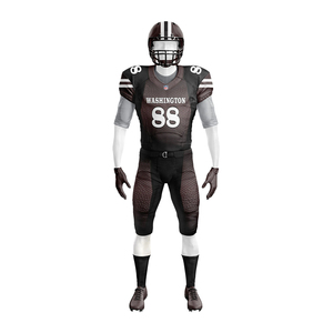 Custom American Football Uniform 2025 New Design Sublimation Teamwear Set Breathable <b>Mesh</b> Jersey & <b>Pants</b> OEM ODM - Product Image 5