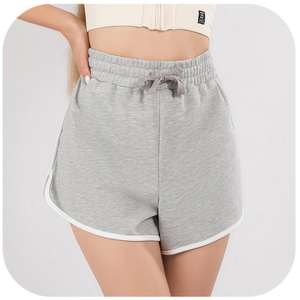 Vente en gros de shorts d'entraînement de haute qualité 100% coton pour femmes OEM Logo imprimé Fabricant personnalisé Conception ample - Product Image 5
