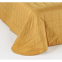 Couette légère durable Made in Italy, 100% coton percale, housse unie, couleur unie, douce, CM 180X260, HAMMERFEST, marque privée