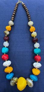 Collier en résine Lucite de haute qualité bijoux collier indien pour dames mode bijoux faits à la main pour les filles de l'Inde - Product Image 2