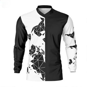 Maillot de course pour homme, vente chaude, haute qualité, manches longues, vêtements de sport respirants, vêtements de motocross, logo personnalisé, prix bas - Product Image 6