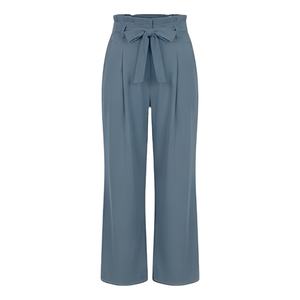 กางเกงขายาวทรงตรงผ้าแคนวาส ระบายอากาศ แห้งเร็ว ผูกเชือก ผ้าฝ้าย 100% เอวกลาง สำหรับผู้หญิง สไตล์ลำลองและธุรกิจ - Product Image 1