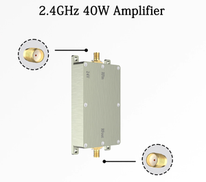 Amplificateur de puissance <span class=keywords><strong>RF</strong></span> 2,4 GHz 10W-60W, amplificateur de signal sans fil haute puissance pour l'extension de la source de signal, les tests de drones - Product Image 3