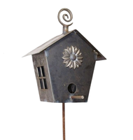 Cage à oiseaux suspendue très durable Style antique oiseau maison jardin Ware décoratif maison d'oiseau en métal pour la maison jardin