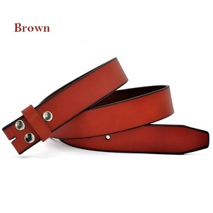 Ceinture en cuir véritable 100% pour homme, cuir de vache, largeur 3.8 cm, avec boucle en acier, cuir monocouche pour jean - Product Image 4