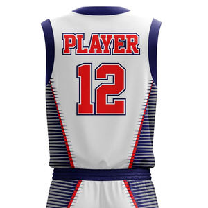 Nuevo Diseño Sublimación Último Precio Calidad Superior Reversible Totalmente Personalizado Logo Uniformes de Baloncesto - Product Image 5