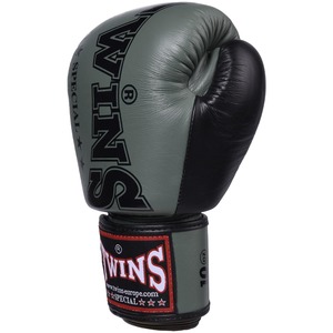 Gants de boxe imperméables à séchage rapide de haute qualité RTS en cuir véritable avec fermeture à lacets pour MMA professionnel, Muay Thai, Kickboxing - Product Image 1
