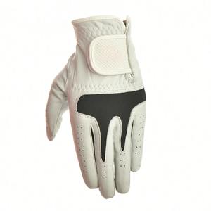 Guantes de golf de cuero Cabretta para hombre de alta calidad Mejor estándar Calidad internacional Personalizable Durable Fabricado más alto - Product Image 4