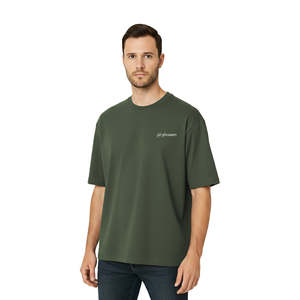 T-shirt Phrozen 100 % coton respirant en jersey avec motif logo uni, coupe ajustée de créateur, coupe ample, poids 220 grammes - Product Image 2