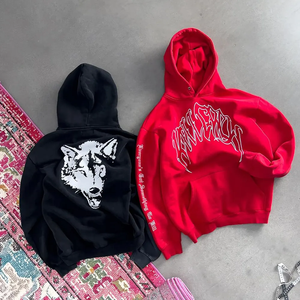 Jersey estilo pantalla impresa hombres chaqueta Casual Sudadera con capucha chaqueta cremallera sudadera hombres moda ropa deportiva hombres Sudadera con capucha - Product Image 6