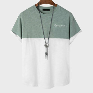 เสื้อยืดแฟชั่นสำหรับผู้ชาย ดีไซน์กราฟิกทันสมัย เรียบง่ายและมินิมอล ผ้าเนื้อบางเบา เหมาะสำหรับลุคสบายๆ และสไตล์สตรีท - Product Image 2