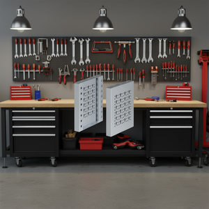 Usag 200 mm Poteaux de support pour armoires à outils – Accessoires de rangement métalliques de qualité supérieure - Product Image 3