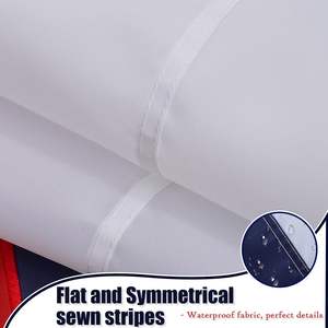 Bandiera Cristiana Resistente 3x5 Piedi, Croce Ricamata con Frange Dorate e Manica per Chiesa, Banner di Gesù per Interni - Product Image 5