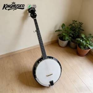 Banjo 4 cordes Aiersi de haute qualité avec logo personnalisé, instrument de <span class=keywords><strong>bluegrass</strong></span>, prix d'usine, pour les fans de guitare à cordes - Product Image 2
