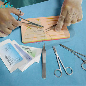 ALMAC Kit de práctica de sutura de alta calidad Fuente de alimentación manual Almohadilla de sutura de silicona para escuelas y clínicas de capacitación médica - Product Image 2