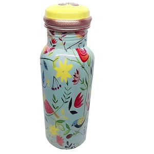 Conception d'émail de bouteille d'eau potable d'essai anti-retour en cuivre pur de qualité supérieure pour le bureau à domicile - Product Image 1