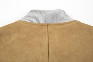 Custom High Quality Suede Fashion Varsity <b>Jackets</b> Trendy <b>Men'S</b> Patchwork <b>Baseball</b> <b>Jackets</b> - Product Image 3