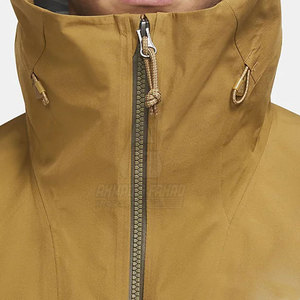 Veste coupe-vent pour homme en couleur unie, design personnalisé - Polyester/nylon respirant et écologique, streetwear avec logo sur le devant - Product Image 3