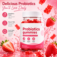 Probiotica Gummies voor vrouwen met cranberry & appelazijn |   Vezel Prebiotische Probiotische Gummies voor Vrouwen, Mannen en Kinderen |   Lage minimale bestelhoeveelheid OEM Private Label