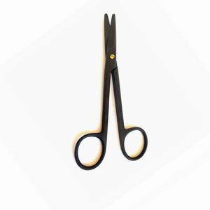 Ciseaux Mayo enduits de couleur noire Ciseaux chirurgicaux droits en acier métallique Ciseaux Mayo de chirurgie de haute qualité - Product Image 1