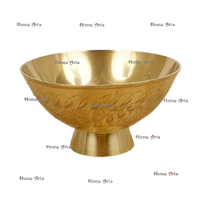 Cuenco decorativo de forma redonda de la mejor calidad, cuenco para servir chocolates de latón de diseño único a precio barato - Product Image 2