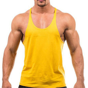 Hot Sale Custom Men Singlets Gym Tank Top Blank Cotton <b>Wife</b> Beater Tank Tops Men Stringer Tank Top Bodybuilding - Product Image 3