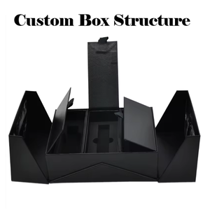 Op maat gemaakte luxe presentatiebox met dubbele openslaande deuren voor aangepaste merkgeschenkverpakkingen - Product Image 3