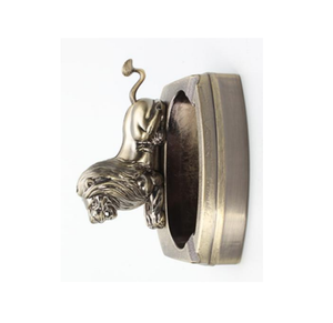 Poubelle miniature de qualité supérieure, fabriquée aux États-Unis en 2023, poubelle à déchets, décoration d'intérieur, poubelle de luxe, lion moderne, aluminium, métal, best-seller - Product Image 3