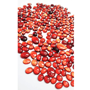 245 piezas de granate de hessonita Natural 6mm a 20mm cabujón redondo de pera ovalada 774 CT lote Iroc ventas cabina de piedras preciosas de alta calidad US $89 - Product Image 3