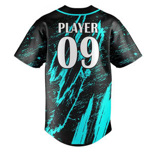 Sweat-shirt de baseball uni taille américaine, personnalisable par sublimation thermique, respirant en maille, unisexe, polyester - Product Image 6