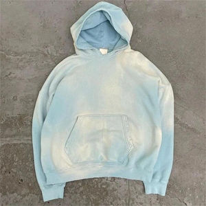 Street Wear Surdimensionné en Détresse Vintage Lavé Personnalisé Hoodies 450 Gsm Fabricants 100% Coton Plaine Pull Crop Hoodie - Product Image 2