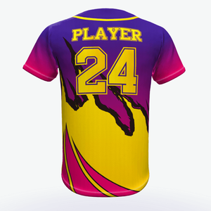 Maillot de baseball personnalisé OEM, uniforme à la vente, sublimation, logo brodé pour le baseball, le softball, taille plus, imprimé - Product Image 4