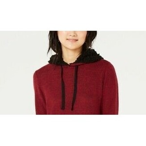 Felpa con Cappuccio Ultra Flirt per Ragazze, Foderata in Sherpa Rosso, Traspirante, Taglia X-Large per la Stagione Autunnale - Product Image 2