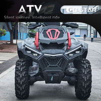 Quad pour enfants, moteur Qianjiang 110cc, véhicule tout-terrain, démarrage électrique, transmission automatique CVT, 4 roues motrices