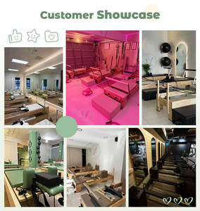 Пилатес-реформер Jereathy из дуба с полуколонной стойкой, с возможностью нанесения логотипа, хит продаж - Product Image 6