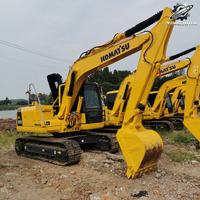 Excavatrice sur chenilles Komatsu PC120, 12 tonnes, compacte, hydraulique, d'occasion, du Japon, pour travaux de construction et terrassement municipal