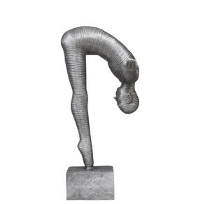 Objetos Decorativos para Mesa, Escultura de Hombre de Plata para Mesa, Artículos para Mesa, Decoraciones para Bodas, Sala de Estar, Regalos Corporativos - Product Image 1