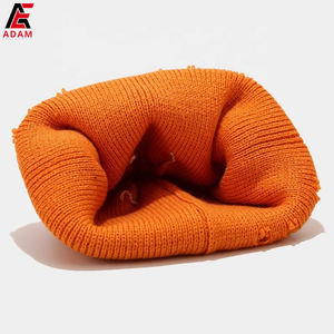 Gorros de lana de Invierno y Primavera de colores sólidos personalizados de alta calidad Impresión Digital de Cachemira con logotipo en blanco Común al por mayor - Product Image 2