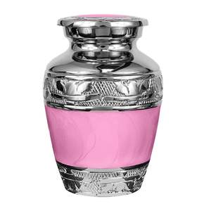 Pink Color Finest Quality Wholesale Selling Aluminium Material Human Cremation <b>Urns</b> <b>for</b> Bulk Buyers - Product Image 4