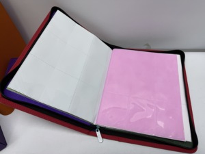 Album de cartes <span class=keywords><strong>à</strong></span> collectionner en cuir PU personnalisé, 360 emplacements, classeur 9 pochettes, étanche, design personnalisé disponible - Product Image 1