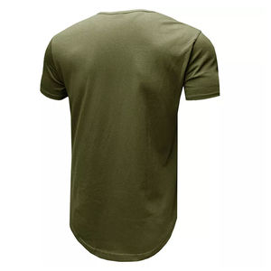 Totalmente personalizado cómodo y transpirable hombres camiseta desgastada nueva llegada cuello redondo hombres lavado ácido camisetas - Product Image 3