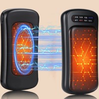 Chauffe-mains de poche mini à chauffage rapide 4 niveaux, 8000 mAh, rechargeable, magnétique, 55 ° Chauffe-mains électrique portable mini C