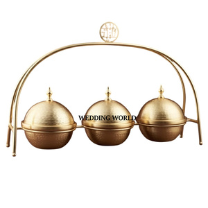 Tazón de Metal para Dulces, Diseño Artesanal de Alta Calidad, Tamaño Personalizado, Nuevo Tazón de Chocolate de Lujo al por Mayor - Product Image 1