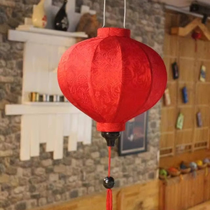 Lanterne en soie de festival de qualité supérieure | Artisanat vietnamien fait à la main pour la décoration de mariage, l'éclairage de fête et les événements de vacances - Product Image 1