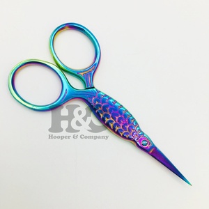 Ciseaux de manucure professionnels extra forts nouveau poisson coupe-cuticules ciseaux à ongles lame droite pour peau morte durable - Product Image 3