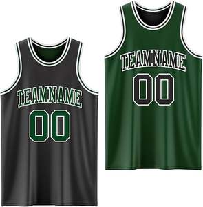 Camiseta reversible de baloncesto personalizada al por mayor diseño personalizado transpirable servicio OEM último estilo adultos tallas todas las tallas - Product Image 6