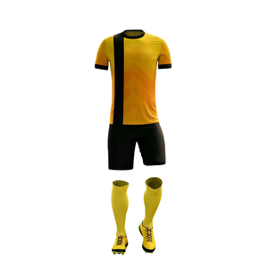 Ensembles de maillots de football Polyester Stretch Dry Fit Impression Vêtements de football Chemises de match d'entraînement pour hommes Maillots de football personnalisés - Product Image 1